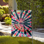 Black Backed Tie Dye Print House Flag