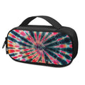 Black Backed Tie Dye Print Portable Cooler Travel Case