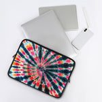 Black Backed Tie Dye Print Laptop Sleeve