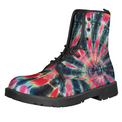 Black Backed Tie Dye Print Backpack