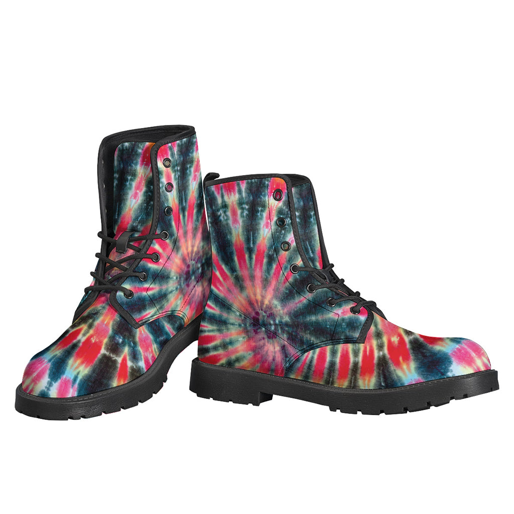 Black Backed Tie Dye Print Backpack