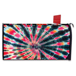 Black Backed Tie Dye Print Mailbox Cover