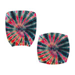 Black Backed Tie Dye Print Office Chair Cover