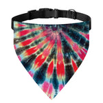 Black Backed Tie Dye Print Over The Collar Dog Bandana