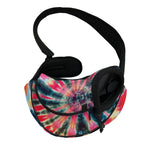 Black Backed Tie Dye Print Pet Sling Carrier