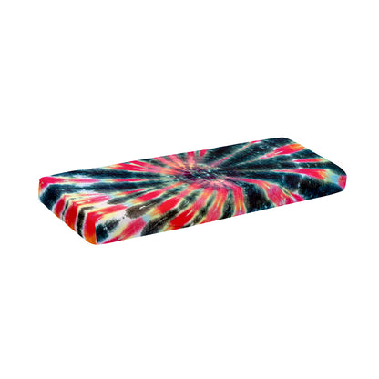 Black Backed Tie Dye Print Piano Keyboard Cover