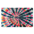 Black Backed Tie Dye Print Polyester Doormat