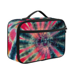 Black Backed Tie Dye Print Portable Lunch Bag