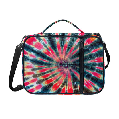Black Backed Tie Dye Print Shoulder Strap Bible Bag