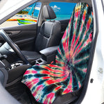 Black Backed Tie Dye Print Waterproof Car Seat Cover