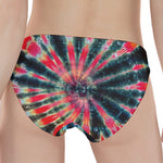 Black Backed Tie Dye Print Women's Panties