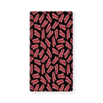 Black Bacon Pattern Print Baby Crib Sheet