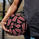 Black Bacon Pattern Print Basketball