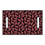 Black Bacon Pattern Print Golf Cart Seat Cover