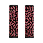 Black Bacon Pattern Print Handle Covers