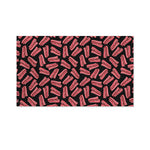Black Bacon Pattern Print Polyester Flag