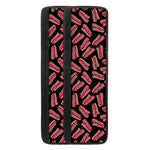 Black Bacon Pattern Print Refrigerator Handle Covers