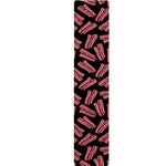 Black Bacon Pattern Print Table Runner