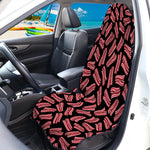 Black Bacon Pattern Print Waterproof Car Seat Cover