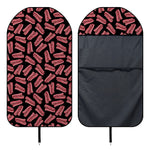 Black Bacon Pattern Print Waterproof Car Seat Cover