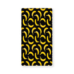 Black Banana Pattern Print Baby Crib Sheet