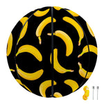 Black Banana Pattern Print Basketball