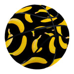Black Banana Pattern Print Basketball