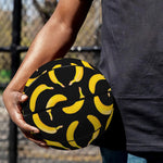Black Banana Pattern Print Basketball