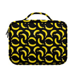 Black Banana Pattern Print Briefcase Bible Bag