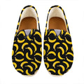 Black Banana Pattern Print Casual Shoes