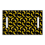 Black Banana Pattern Print Golf Cart Seat Cover