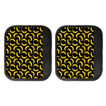 Black Banana Pattern Print Handle Covers