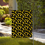 Black Banana Pattern Print House Flag