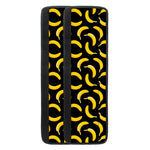 Black Banana Pattern Print Refrigerator Handle Covers