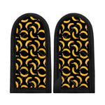 Black Banana Pattern Print Skillet Handle Cover
