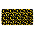 Black Banana Pattern Print Towel
