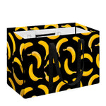 Black Banana Pattern Print Utility Tote Bag