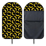 Black Banana Pattern Print Waterproof Car Seat Cover