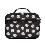 Black Baseball Pattern Print Briefcase Bible Bag