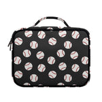 Black Baseball Pattern Print Briefcase Bible Bag