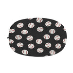 Black Baseball Pattern Print Car Side Mirror Covers