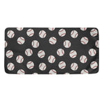 Black Baseball Pattern Print Towel