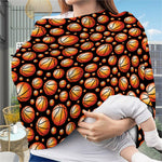 Black Basketball Pattern Print Baby Seat Cover