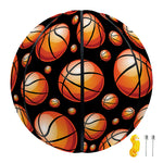 Black Basketball Pattern Print Basketball