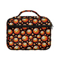 Black Basketball Pattern Print Briefcase Bible Bag