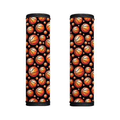 Black Basketball Pattern Print Handle Covers