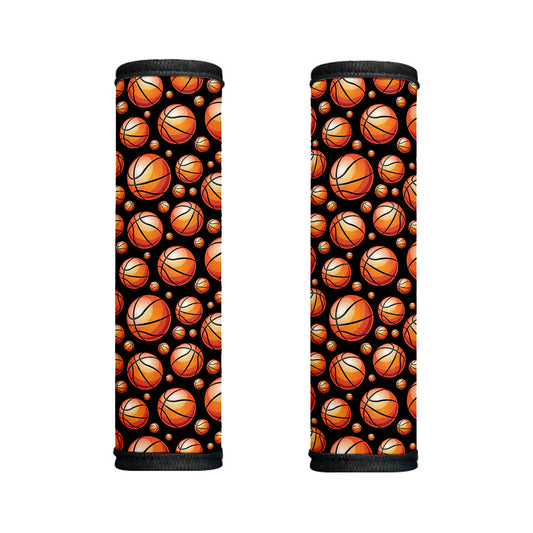 Black Basketball Pattern Print Handle Covers