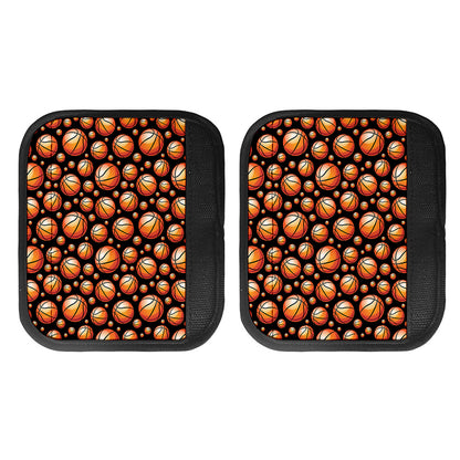 Black Basketball Pattern Print Handle Covers