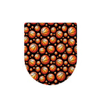 Black Basketball Pattern Print Toilet Lid Cover