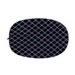 Black Blue And Pink Tartan Pattern Print Car Side Mirror Covers